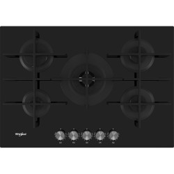 Whirlpool GOWL 728 NB hobs Negro Integrado Encimera de gas 5 zona(s)