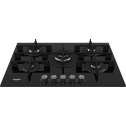 Whirlpool GOWL 728 NB hobs Negro Integrado Encimera de gas 5 zona(s)