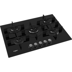 Whirlpool GOWL 728 NB hobs Negro Integrado Encimera de gas 5 zona(s)