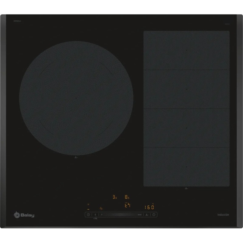 Balay 3EB969LH hobs Negro Integrado 60 cm Con placa de inducción 2 zona(s)