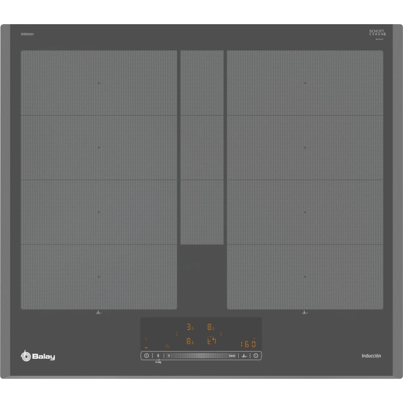 Balay 3EB960AH hobs Gris Integrado 60 cm Con placa de inducción 3 zona(s)