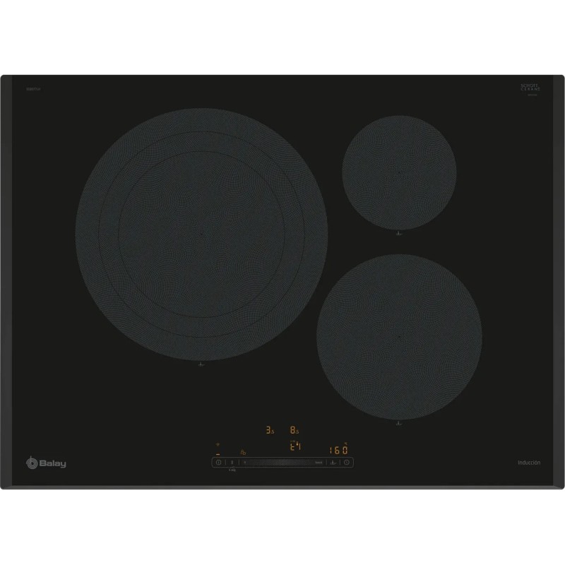 Balay 3EB977LH hobs Antracita Integrado 70 cm Con placa de inducción 3 zona(s)