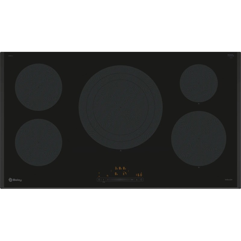 Balay 3EB997LH hobs Negro Integrado 90 cm Con placa de inducción 5 zona(s)