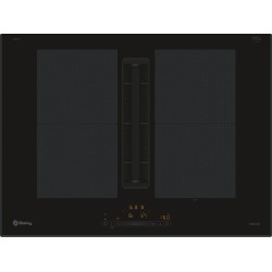 Balay 3EBC976LH hobs Negro Integrado 70 cm Con placa de inducción 4 zona(s) Campana integrada