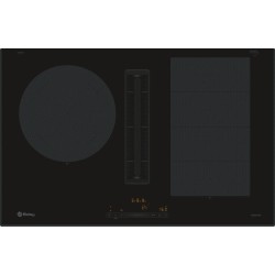 Balay 3EBC989LH hobs Negro Integrado 80 cm Con placa de inducción 3 zona(s) Campana integrada