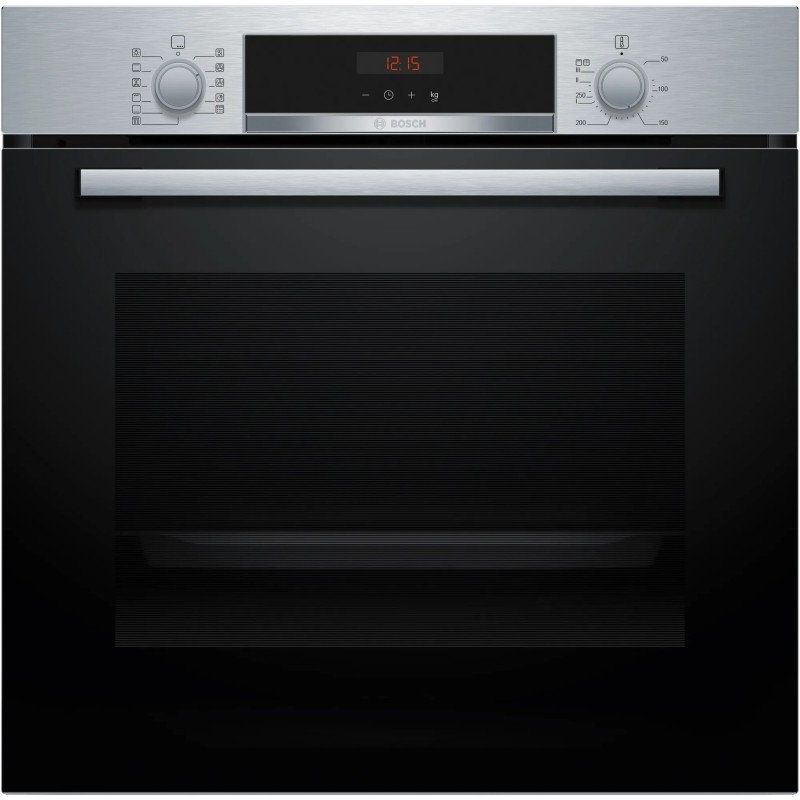 Bosch Serie 4 HBA574ES3 horno 71 L 3600 W Negro, Acero inoxidable