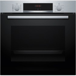 Bosch Serie 4 HQA514ES3 horno 71 L 3400 W Negro, Acero inoxidable