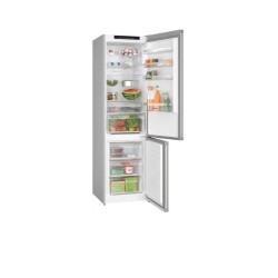 Bosch Serie 4 KGN392ICF nevera y congelador Independiente 363 L Acero inoxidable