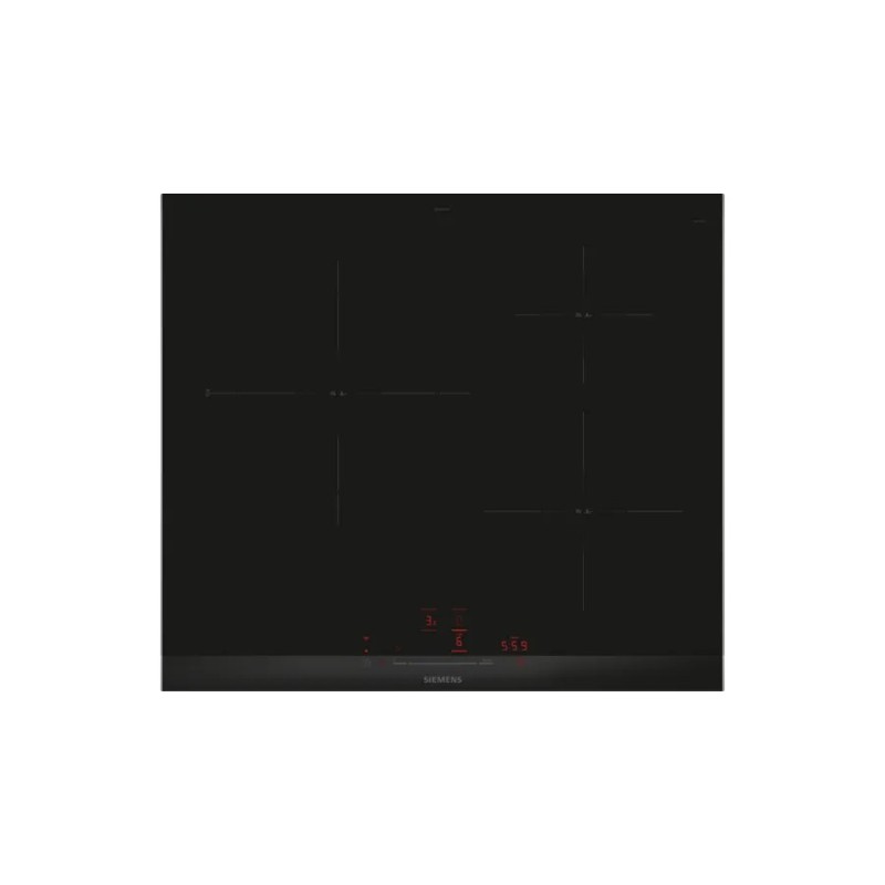 Siemens iQ100 EH677HCC1E hobs Negro Integrado 60 cm Con placa de inducción 3 zona(s)