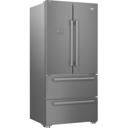 Beko GNE6049XPN nevera puerta lado a lado Independiente 539 L Acero inoxidable