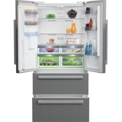 Beko GNE60542DXPN nevera puerta lado a lado Independiente 539 L Acero inoxidable