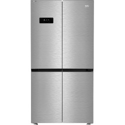 Beko GN1416240ZXN nevera puerta lado a lado Independiente 572 L Acero inoxidable
