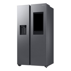 Samsung Frigorífico Americano Family Hub 2 puertas 178 cm 614L Clase E Inox RS6HDG883ES9EF