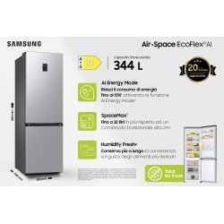 Samsung RB34C675DSA Independiente Acero inoxidable