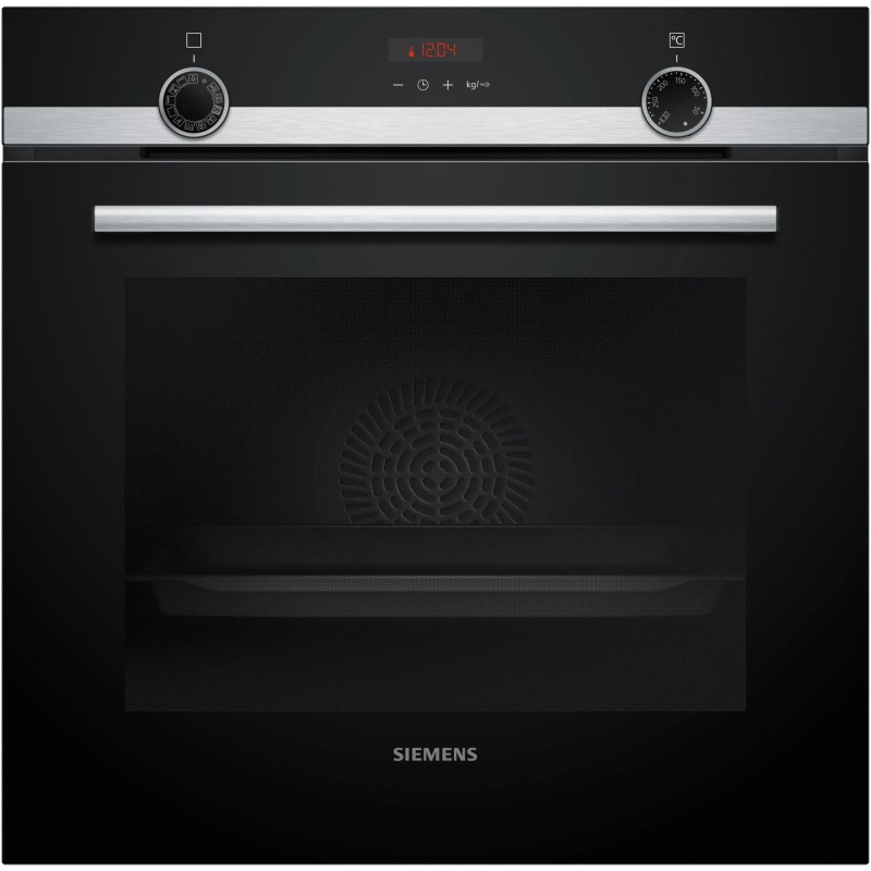 Siemens iQ300 HQ574AER3 horno 71 L Negro, Acero inoxidable