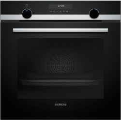 Siemens iQ500 HB578GFS7 horno 71 L Negro, Acero inoxidable