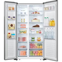 Hisense RS677N4ACC nevera puerta lado a lado Independiente 519 L Acero inoxidable