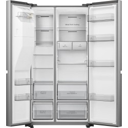 Hisense RS818N4TIC nevera puerta lado a lado Independiente 632 L Acero inoxidable