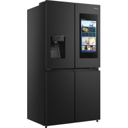 Hisense RQ760N4IFE nevera puerta lado a lado Independiente 577 L Negro