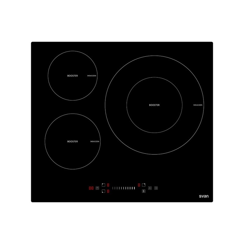 SVAN SI3600S hobs Grafito Integrado 52 cm Con placa de inducción 3 zona(s)