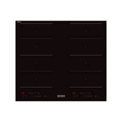 SVAN SVI623FZ hobs Negro Integrado 59 cm Con placa de inducción 4 zona(s)