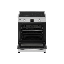 SVAN SKI3600X cocina Cocina independiente Eléctrico Con placa de inducción Negro, Acero inoxidable