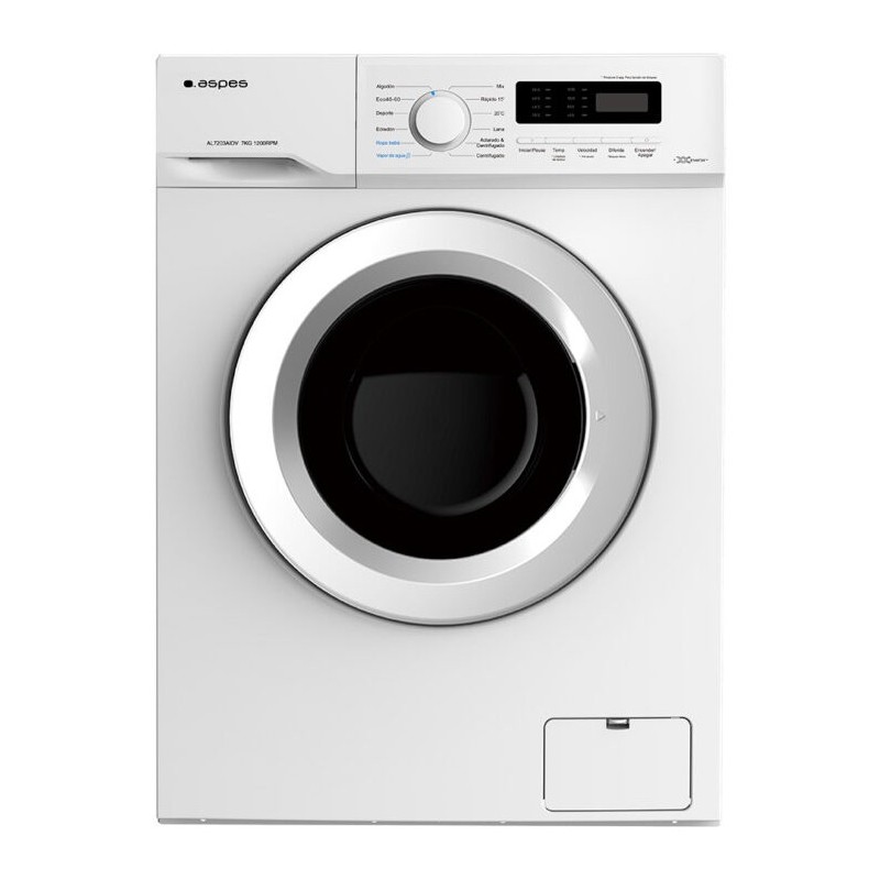 Aspes AL7203AIDV lavadora Carga frontal 7 kg 1200 RPM Blanco