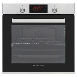 Aspes AHM10800DCX horno 78 L 3100 W Negro, Acero inoxidable