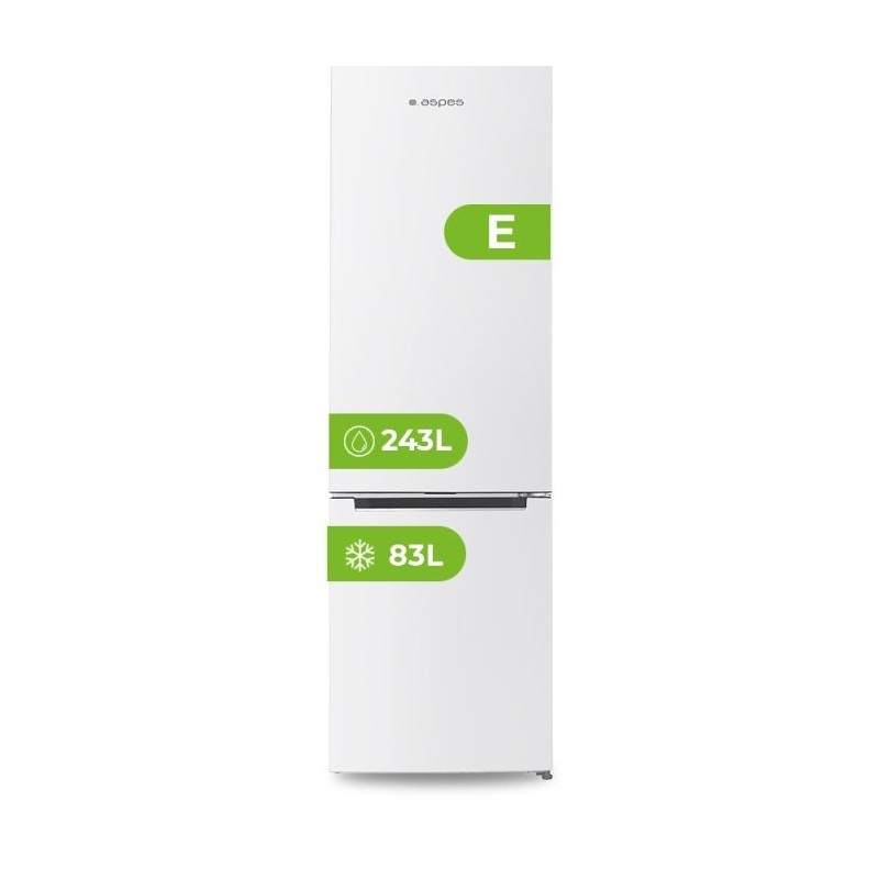 Aspes AC2602ENF nevera y congelador Independiente 326 L Blanco