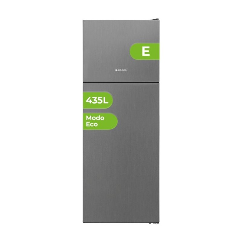 Aspes AF183700ENFX nevera y congelador Independiente 435 L Acero inoxidable