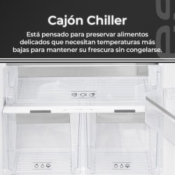 Aspes AF183700ENFX nevera y congelador Independiente 435 L Acero inoxidable