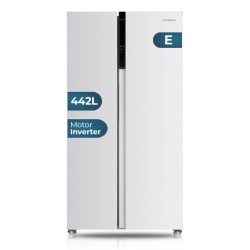 Hyundai HA18900ENF nevera puerta lado a lado Independiente 442 L Blanco