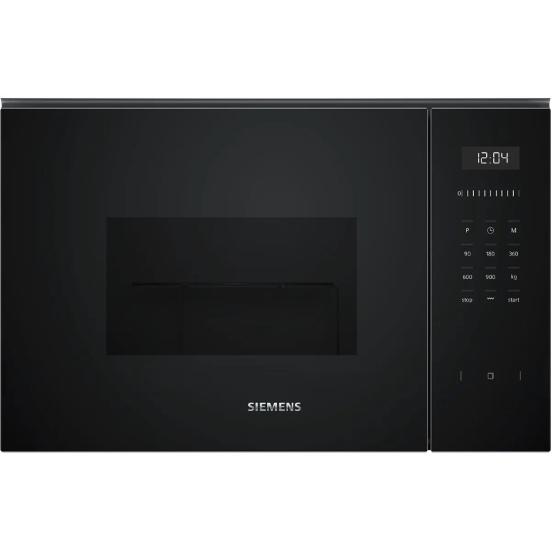 Siemens iQ500 BE555LMB1 microondas Negro Microondas con grill Integrado 25 L 900 W