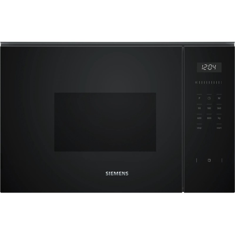 Siemens iQ500 BF525LMB1 microondas Negro Solo microondas Integrado 20 L 800 W