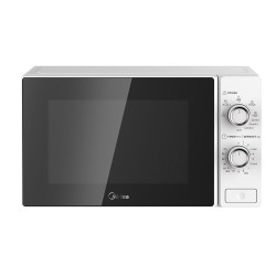 Midea MCM208GMSP microondas Negro, Plata Microondas con grill Encimera 20 L 700 W
