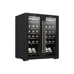 SVAN SVN3600D2 enfriador de vino Nevera de vino termoeléctrico Independiente Negro 36 botella(s)