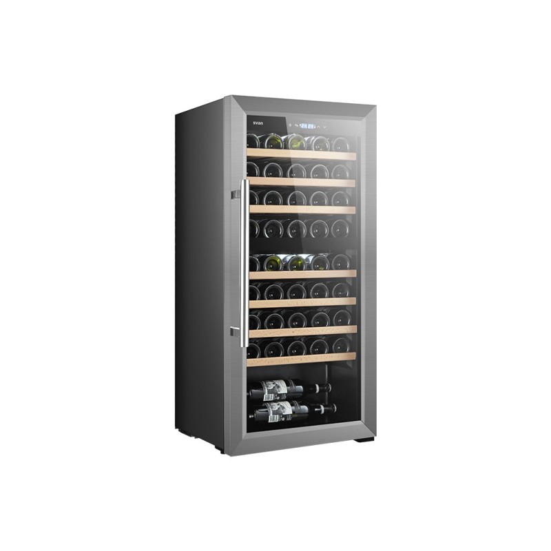 SVAN SVN4500D enfriador de vino Nevera de vino termoeléctrico Independiente Negro 45 botella(s)