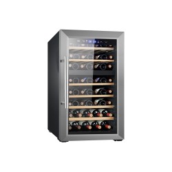 SVAN SVN5200D enfriador de vino Nevera de vino termoeléctrico Independiente Negro 52 botella(s)