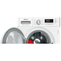 Hisense WD3M841BWIES lavadora-secadora Integrado Carga frontal Blanco