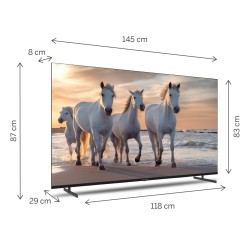 Thomson 65UA5S13 Televisor 165,1 cm (65") 4K Ultra HD Smart TV Wifi Negro