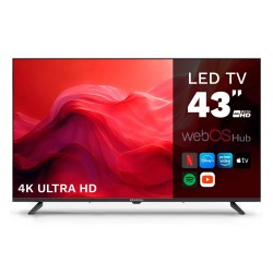 Grunkel LED-4300PBW Televisor 109,2 cm (43") 4K Ultra HD Smart TV Wifi Negro