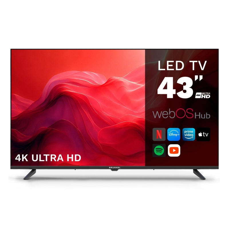 Grunkel LED-4300PBW Televisor 109,2 cm (43") 4K Ultra HD Smart TV Wifi Negro
