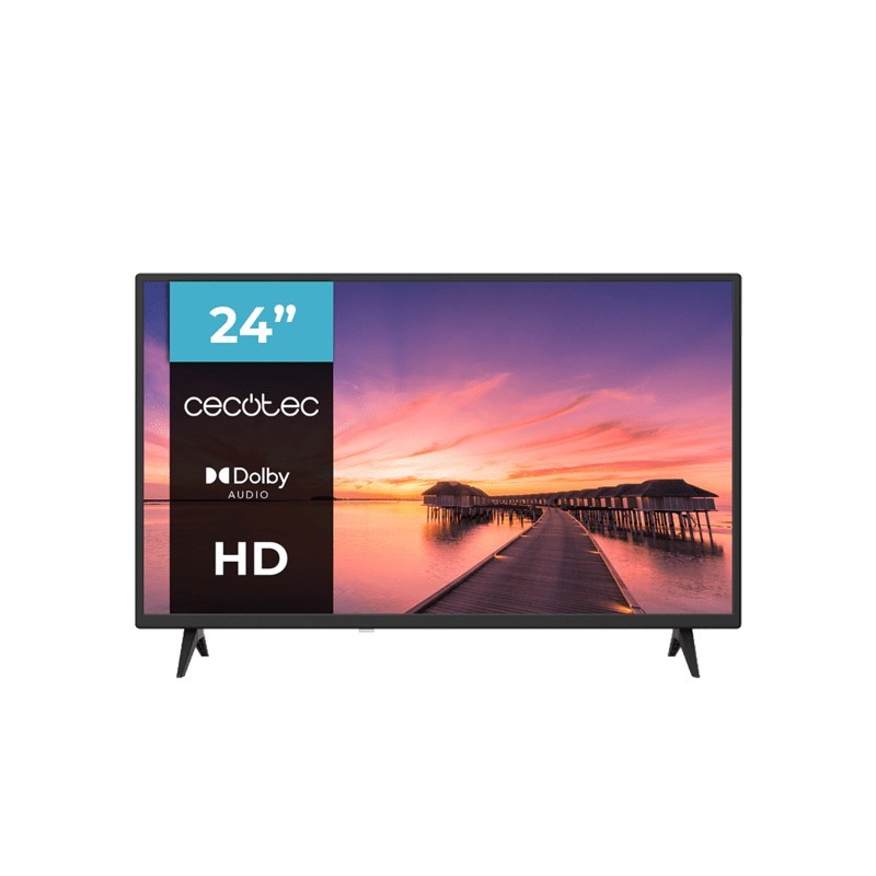 Cecotec 02610 Televisor 61 cm (24") HD Negro