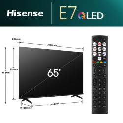 Hisense 65E77NQ 165,1 cm (65") 4K Ultra HD Smart TV Wifi Negro 350 cd   m²
