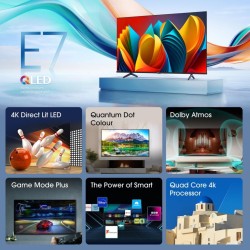 Hisense 65E77NQ 165,1 cm (65") 4K Ultra HD Smart TV Wifi Negro 350 cd   m²