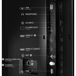 Hisense 65E77NQ 165,1 cm (65") 4K Ultra HD Smart TV Wifi Negro 350 cd   m²