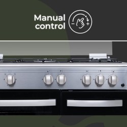 Aspes AKGW5900PBX cocina Cocina independiente Gas Encimera de gas Acero inoxidable