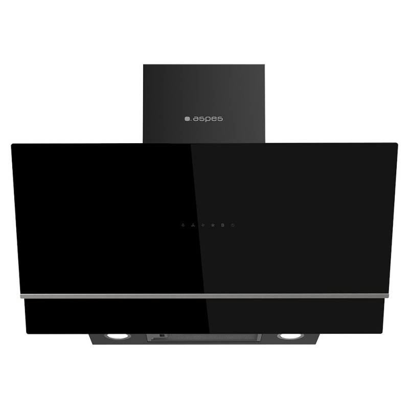 Aspes ACPD900A3IN campana De pared Negro 650 m³ h