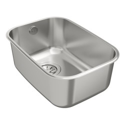 Teka BE 28.40 Fregadero encastrado bajo encimera Rectangular Acero inoxidable