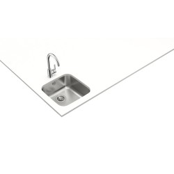Teka BE 40.40 1C Fregadero encastrado bajo encimera Plaza Acero inoxidable